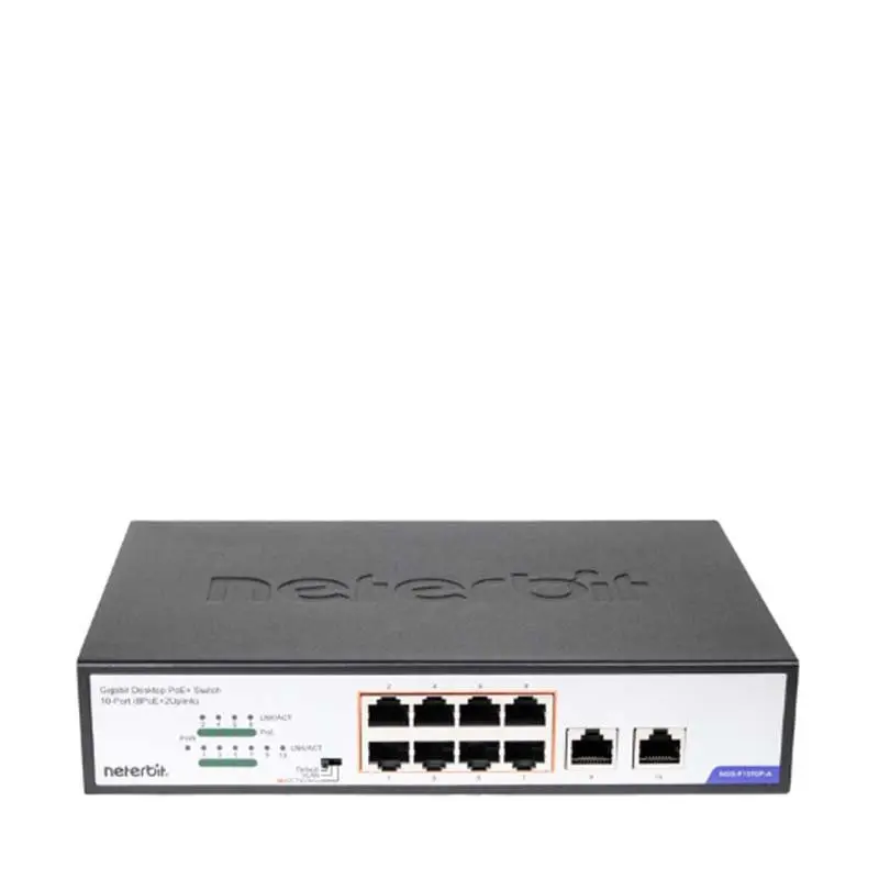 سوییچ 10 پورت POE نتربیت مدل NGS-F1010P-A